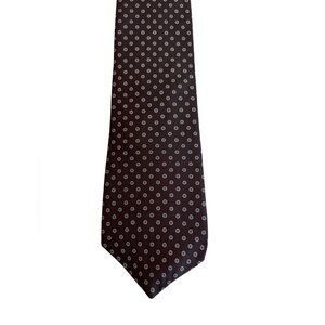 Hardy Amies London All Silk Tie Brown